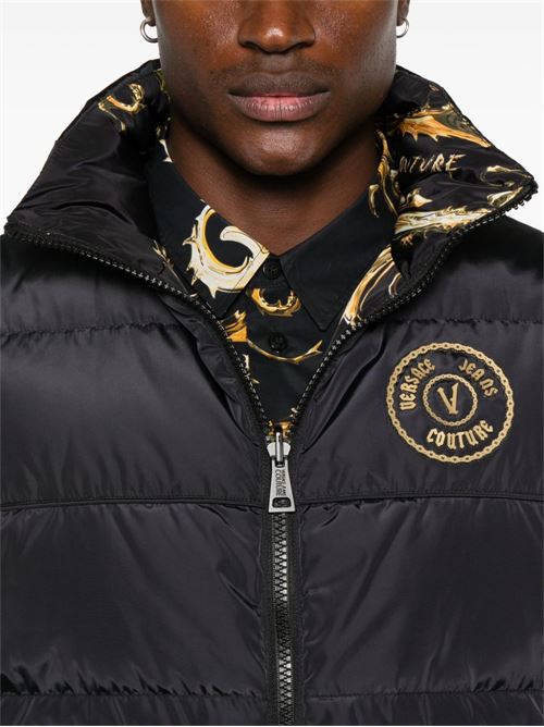 Gilet uomo nero Versace jeans Couture | 77GAPD22CQD54G89